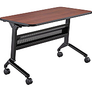 Safco Flip-N-Go Rectangular Training Table (LF2448TSLCRM)