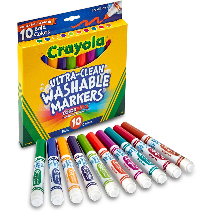 Crayola Bold Colors Washable Markers (CYO587853)