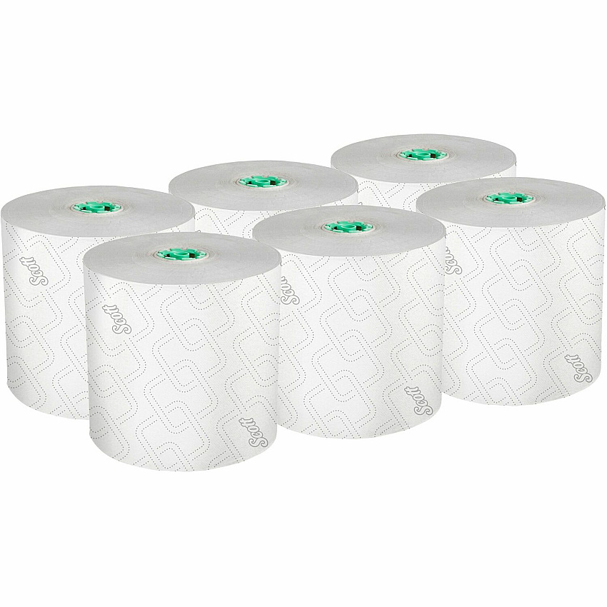 Scott Pro High-Capacity Hard Roll Towels with Elevated Design and Absorbency Pockets (KCC25700)