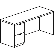 Lorell Prominence 2.0 Left-Pedestal Credenza (LLRPC2472LGE)