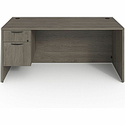 Lorell Prominence 2.0 3/4 Left-Pedestal Desk (PD3066QLGE)