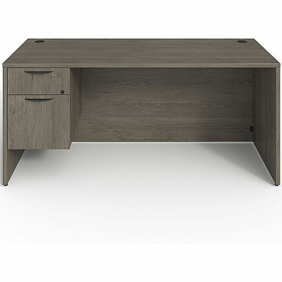 Lorell Prominence 2.0 3/4 Left-Pedestal Desk (PD3066QLGE)