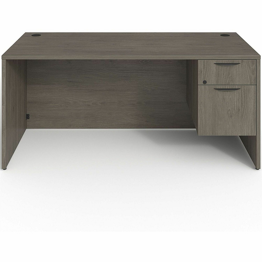 Lorell Prominence 2.0 3/4 Right-Pedestal Desk (PD3066QRGE)