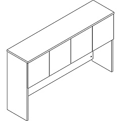 Lorell Prominence 2.0 Hutch (LLRPH6639GE)