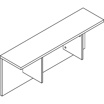 Lorell Prominence 2.0 Reception Desk Counter (PMC4814GE)