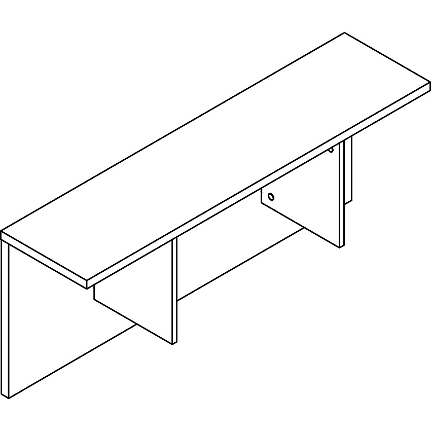 Lorell Prominence 2.0 Reception Desk Counter (PMC4814GE)