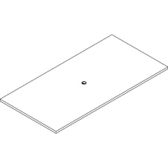 Lorell Prominence 2.0 Rectangular Conference Tabletop (LLRPRC4896GE)
