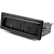 StarTech In-table Connectivity Box - Dock & Power (KITBXDOCKPNA)