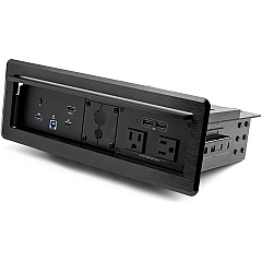StarTech In-table Connectivity Box - Dock & Power (KITBXDOCKPNA)