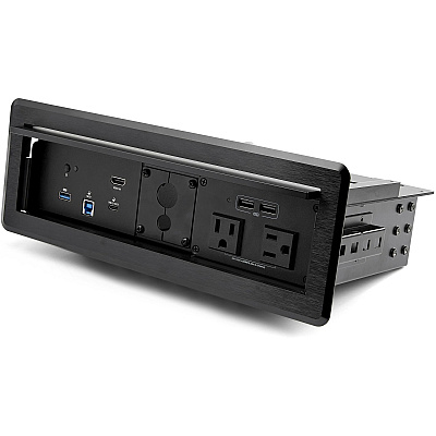 StarTech In-table Connectivity Box - Dock & Power (KITBXDOCKPNA)