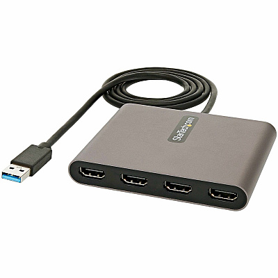 StarTech Usb 3.0 To 4 Hdmi Adapter - Quad Monitor (USB32HD4)