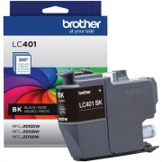 Brother LC401BKS Original Standard Yield Inkjet Ink Cartridge - Single Pack - Black - 1 Pack