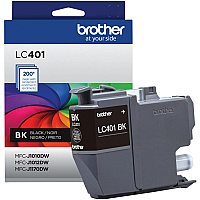 Brother LC401BKS Original Standard Yield Inkjet Ink Cartridge - Single Pack - Black - 1 Pack