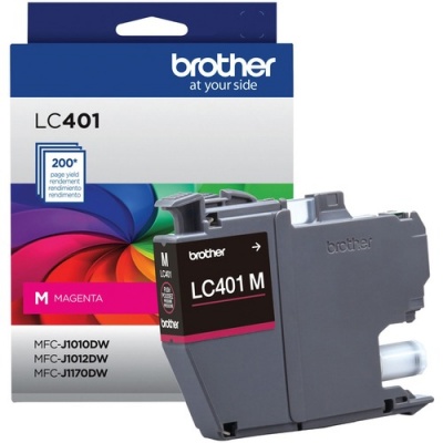 Brother LC401MS Original Standard Yield Inkjet Ink Cartridge - Single Pack - Magenta - 1 Pack