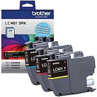 Brother LC4013PKS Original Standard Yield Inkjet Ink Cartridge - CMY - 3 / Pack