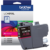 Brother LC401XLMS Original High Yield Inkjet Ink Cartridge - Magenta - 1 Pack