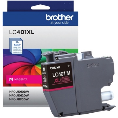 Brother LC401XLMS Original High Yield Inkjet Ink Cartridge - Magenta - 1 Pack