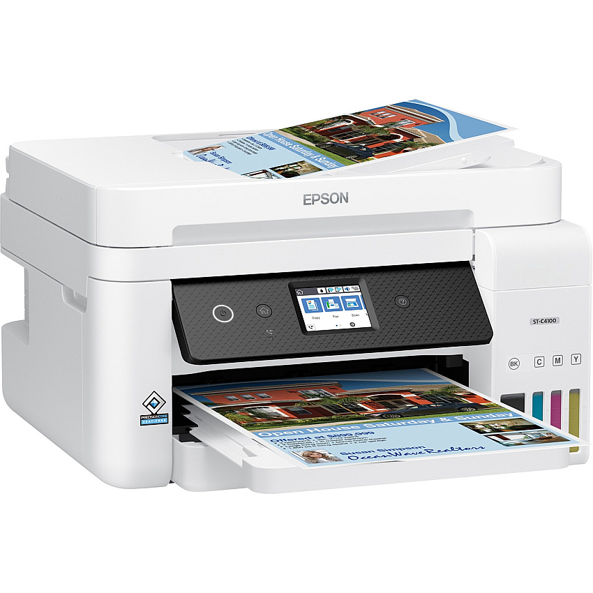 Epson WorkForce ST-C4100 Wireless Inkjet Multifunction Printer - Color (EPSC11CJ60203)