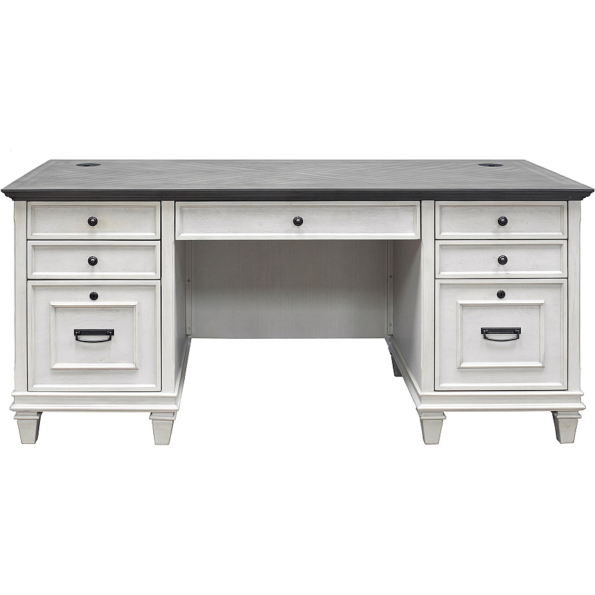 Martin Hartford Double Pedestal Desk (IMHF680W)