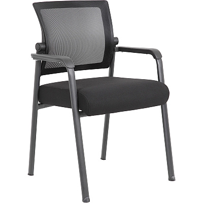 BOSS Mesh 4-Legged Guest Chair (B6889BK)