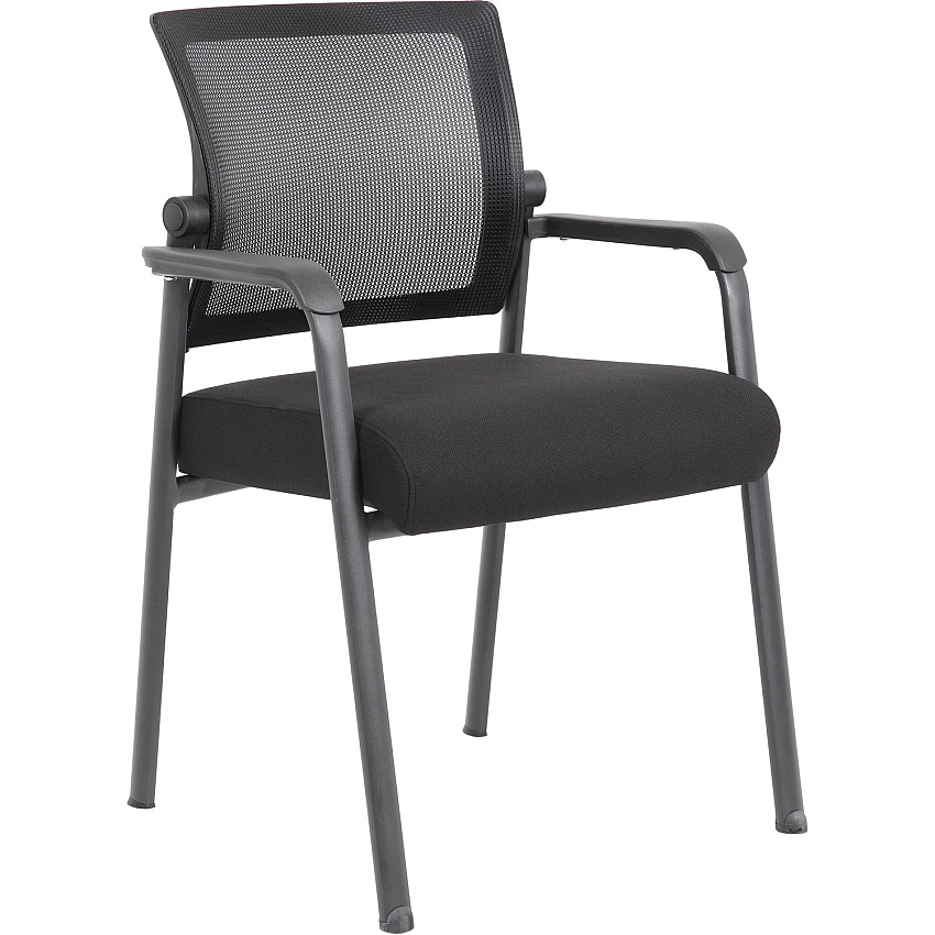 BOSS Mesh 4-Legged Guest Chair (B6889BK)