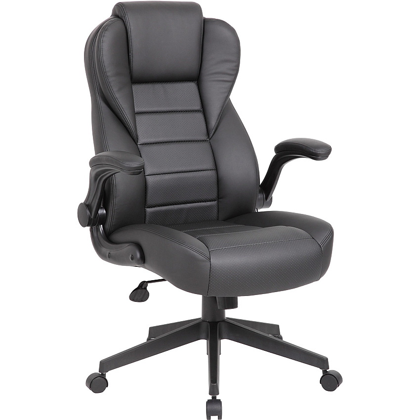 BOSS Executive LeatherPlus Chair (B8551BK)