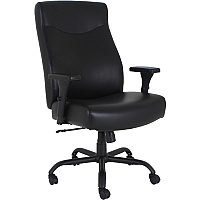 Lorell Big & Tall Executive High-Back Chair With Adjustable Arms (LLR48846)