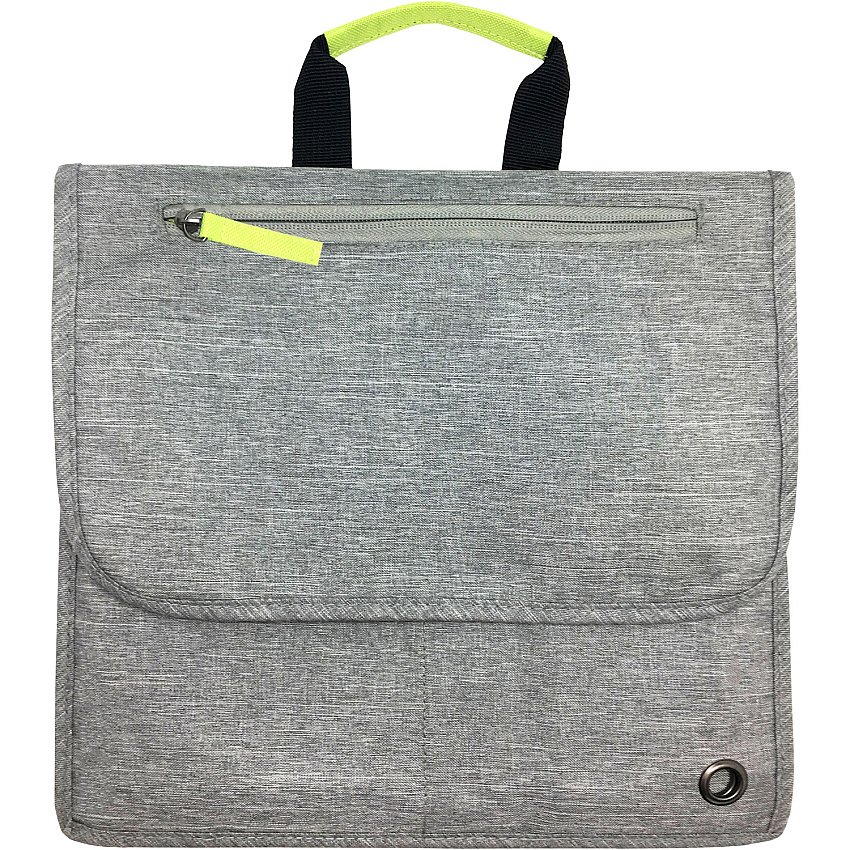So-Mine Carrying Case Travel Essential - Ash Gray, Lime (OSMSM421)