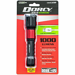 DORCY Ultra 1000 Lumen USB Rechargeable Flashlight With Powerbank (414358)