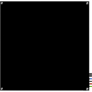 Ghent Harmony Dry Erase Board (HMYSM44BK)
