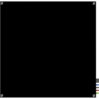 Ghent Harmony Dry Erase Board (HMYSM44BK)