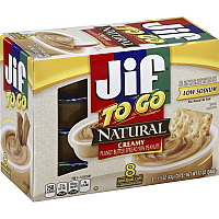 Jif To Go Natural Peanut Butter Cups - Creamy (SMU24307)