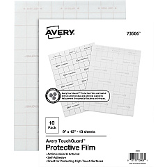 Avery TouchGuard Protective Film Sheets (AVE73606)