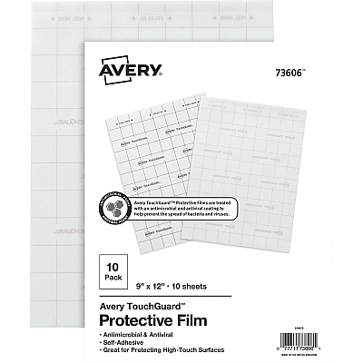 Avery TouchGuard Protective Film Sheets (AVE73606)