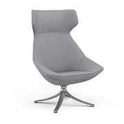 9 to 5 Seating Jax High-back Lounge Chair with Swivel Base (9236LGPFDO)