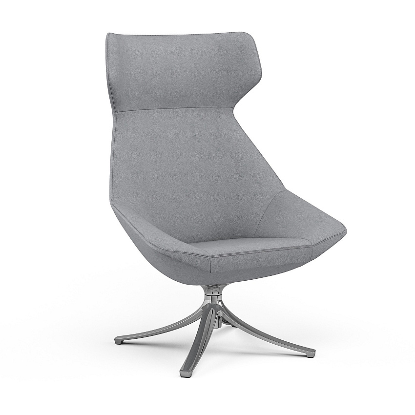 9 to 5 Seating Jax High-back Lounge Chair with Swivel Base (9236LGPFDO)