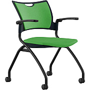 9 to 5 Seating Bella Fixed Arms Mobile Nesting Chair (1320A12BFP19)