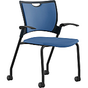 9 to 5 Seating Bella Fixed Arms Mobile Stack Chair (1315A12BFP19)