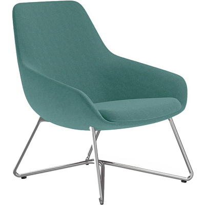 9 to 5 Seating W-shaped Base Lilly Lounge Chair (9111LGSFCD)