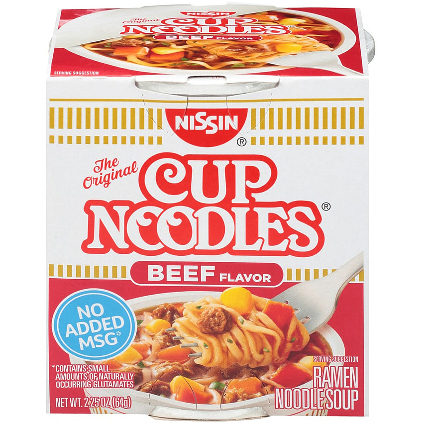 NISSIN FOODS Top Ramen Beef Flavor Cup Noodles (NSF23001)