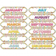 Ashley Magnetic Confetti Months Timesavers (19008)