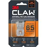 3M CLAW Drywall Picture Hanger (MMM3PH65M2ES)