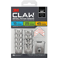 3M CLAW Drywall Picture Hanger (MMM3PHKITM10ES)