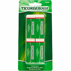 Ticonderoga White Erasers (DIXX38004)