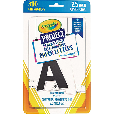 Crayola Self-adhesive Paper Letters (PACP1645CRA)