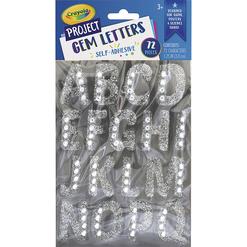 Crayola Sparkling Gems Sticker Letters (PACP1665CRA)