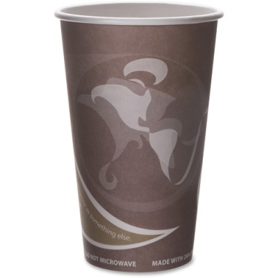 Eco-Products Evolution World PCF Hot Cups (EPBRHC16ECT)