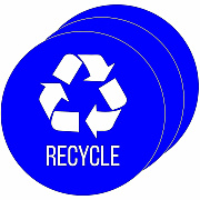 HLS Commercial Refuse Bin Icon Sticker (HLSKERCYCLE3)