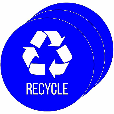 HLS Commercial Refuse Bin Icon Sticker (HLSKERCYCLE3)