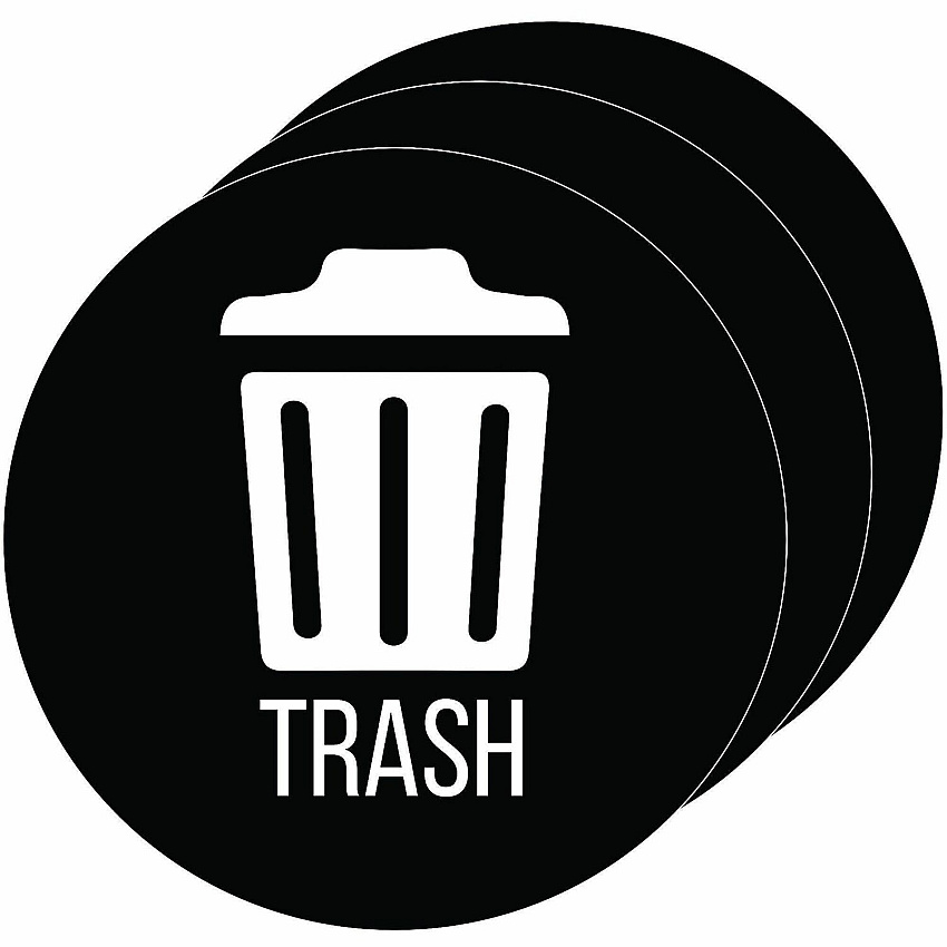 HLS Commercial Refuse Bin Icon Sticker (HLSKERTRASH3)